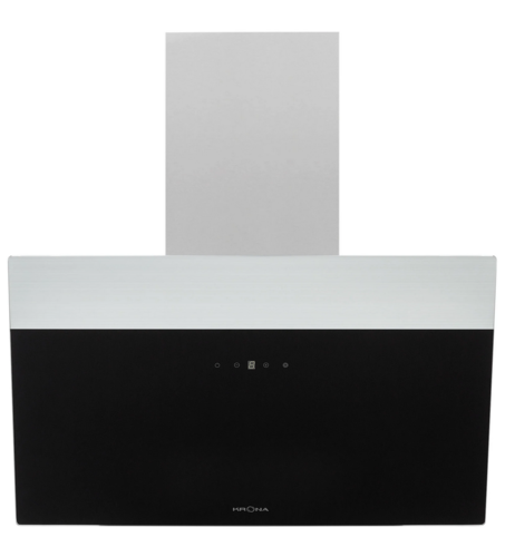 Купить Вытяжка наклонная KRONA KRISTEN A 600 S черный/серебристый  9195717. Характеристики, отзывы и цены в Донецке