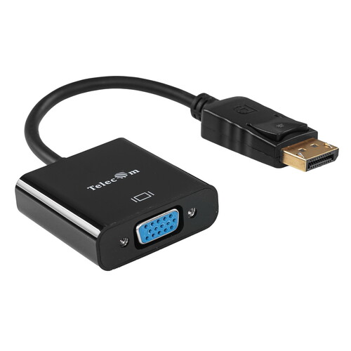 Купить Переходник однонаправленный Telecom DisplayPort - VGA, 0.2 м  5471621. Характеристики, отзывы и цены в Донецке