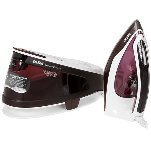 Купить Парогенератор Tefal Express Essential SV6120E0 бордовый  4765527. Характеристики, отзывы и цены в Донецке
