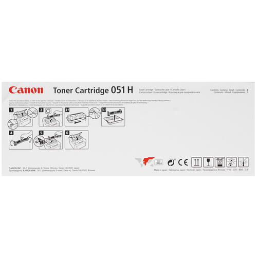 Купить Тонер-картридж лазерный Canon 051H черный, с чипом  1336829. Характеристики, отзывы и цены в Донецке