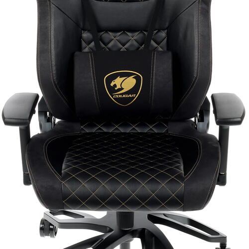 Купить Кресло игровое Cougar THRONE ROYAL черный  1610243. Характеристики, отзывы и цены в Донецке