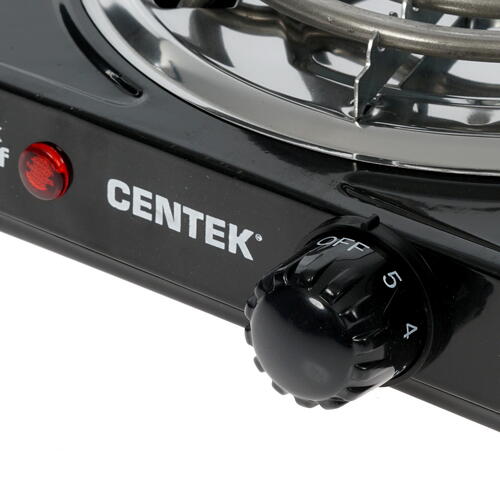 Купить Плита компактная электрическая Centek CT-1508 черный  8142382. Характеристики, отзывы и цены в Донецке