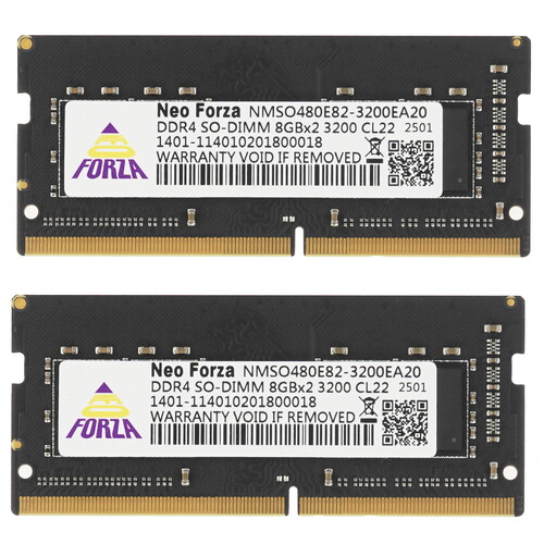 Купить Оперативная память SODIMM Neo Forza [NMSO480E82-3200EA20] 16 ГБ  5609062. Характеристики, отзывы и цены в Донецке