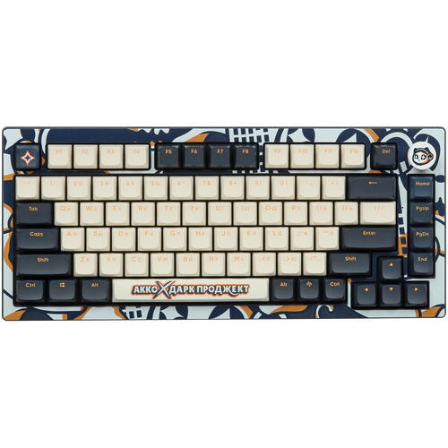 Купить Клавиатура проводная Дарк проджект x AKKO 5075S Blue [DP-KD-5075-AKK]  5462342. Характеристики, отзывы и цены в Донецке