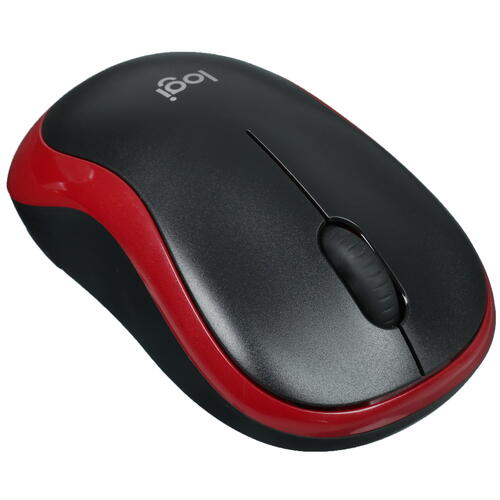 Купить Мышь беспроводная Logitech M186 [910-004133] красный  5053840. Характеристики, отзывы и цены в Донецке
