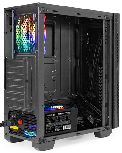 Купить Корпус ExeGate EVO-9201-EVO800 [EX296076RUS] черный  9101572. Характеристики, отзывы и цены в Донецке