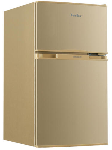 Купить Холодильник компактный  Tesler RCT-100 золотистый  8195263. Характеристики, отзывы и цены в Донецке