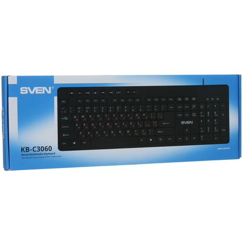 Купить Клавиатура  проводная SVEN KB-C3060  4852614. Характеристики, отзывы и цены в Донецке