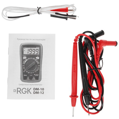 Купить Мультиметр RGK DM-10  8185246. Характеристики, отзывы и цены в Донецке