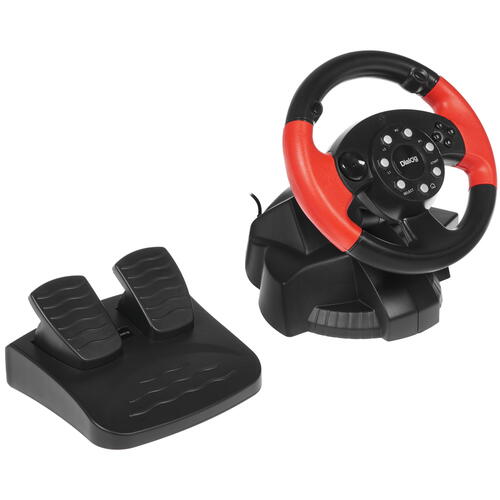 Купить Руль Dialog GW-125VR E-Racer красный  1648730. Характеристики, отзывы и цены в Донецке