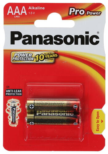 Купить Батарейка Panasonic Pro Power AAA / AAA (LR03/FR03)  1113882. Характеристики, отзывы и цены в Донецке