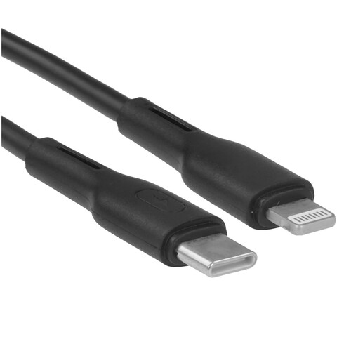 Купить Кабель круглый USAMS Lightning 8-pin - USB Type-C черный 1.2 м  5480458. Характеристики, отзывы и цены в Донецке