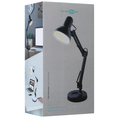 Купить Настольный светильник FinePower AG-007B черный  4863161. Характеристики, отзывы и цены в Донецке