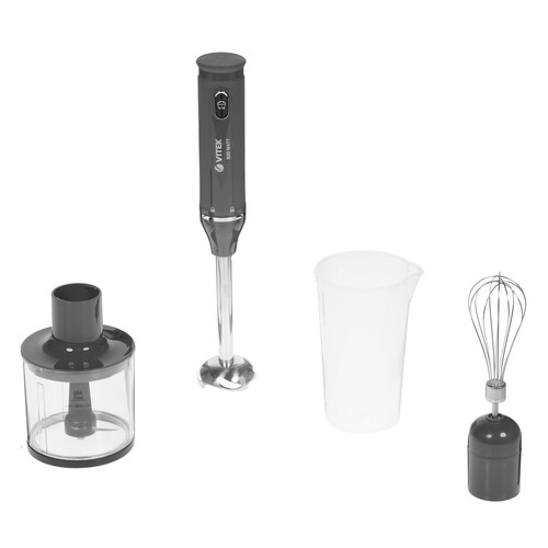 Купить Блендер погружной Vitek VT-8526 серый  8196998. Характеристики, отзывы и цены в Донецке