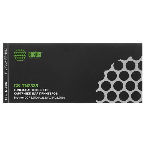 Купить Картридж лазерный Cactus CS-TN2335 черный, с чипом  7974020. Характеристики, отзывы и цены в Донецке