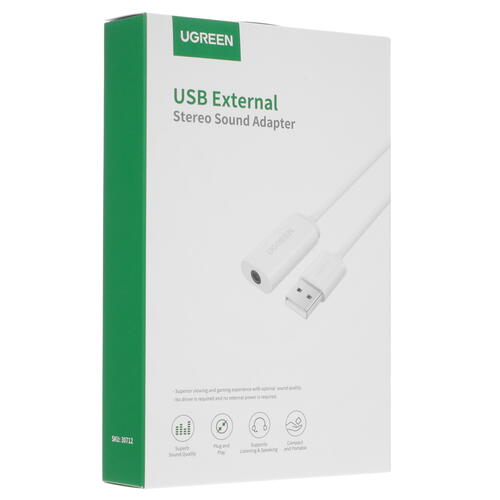 Купить Внешняя звуковая карта Ugreen US206  5022496. Характеристики, отзывы и цены в Донецке