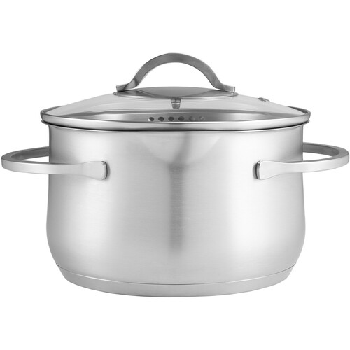 Купить Кастрюля Polaris Solid-20C 3.5 л 20 см серебристый  9139975. Характеристики, отзывы и цены в Донецке