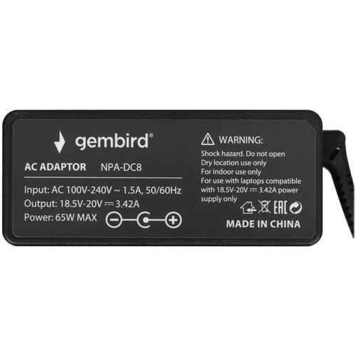 Купить Адаптер питания сетевой Gembird NPA-DC8  9178337. Характеристики, отзывы и цены в Донецке