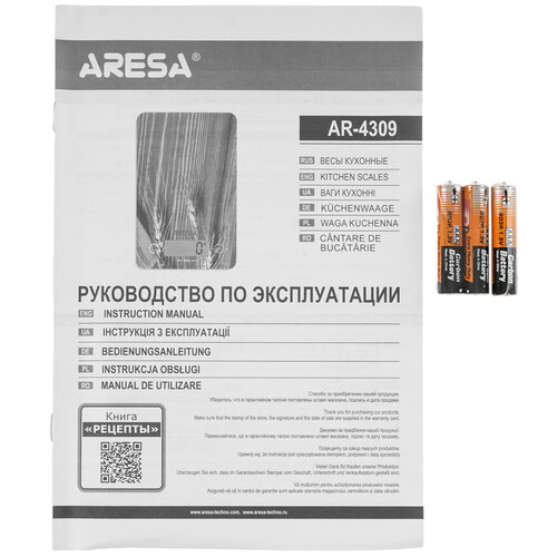 Купить Кухонные весы ARESA AR-4309 разноцветный  8192336. Характеристики, отзывы и цены в Донецке