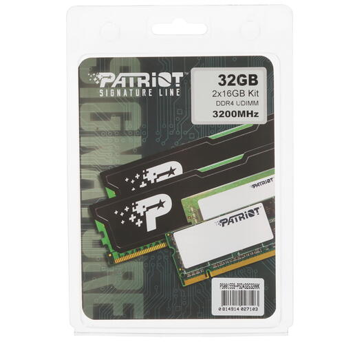 Купить Оперативная память Patriot Signature Line [PSD432G3200K] 32 ГБ  1697820. Характеристики, отзывы и цены в Донецке