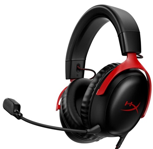 Купить Проводные наушники HyperX Cloud III красный 2023  5475489. Характеристики, отзывы и цены в Донецке