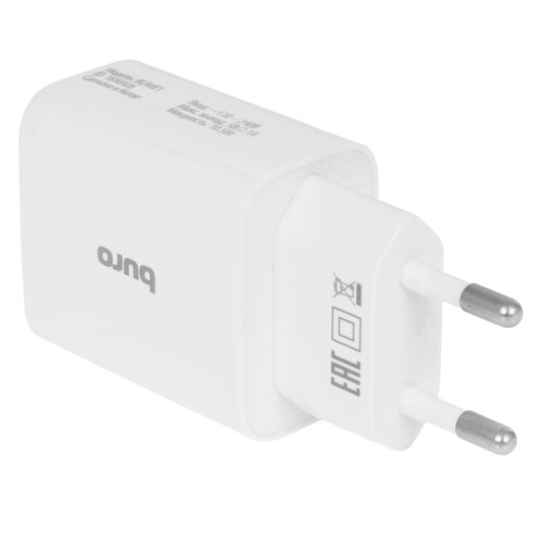 Купить Сетевое зарядное устройство Buro BUWE1 белый  9210784. Характеристики, отзывы и цены в Донецке