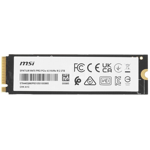 Купить 2000 ГБ M.2 NVMe накопитель MSI SPATIUM M470 PRO  5622966. Характеристики, отзывы и цены в Донецке