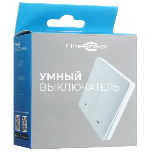 Купить Умный выключатель FinePower WS-2  9083317. Характеристики, отзывы и цены в Донецке