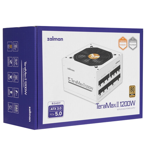 Купить Блок питания ZALMAN TeraMax II 1200W WHITE  5431589. Характеристики, отзывы и цены в Донецке