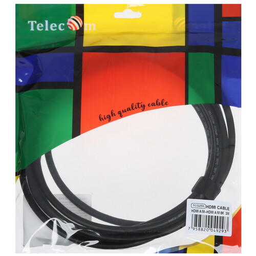 Купить Кабель  Telecom HDMI - HDMI, 3 м  5471393. Характеристики, отзывы и цены в Донецке