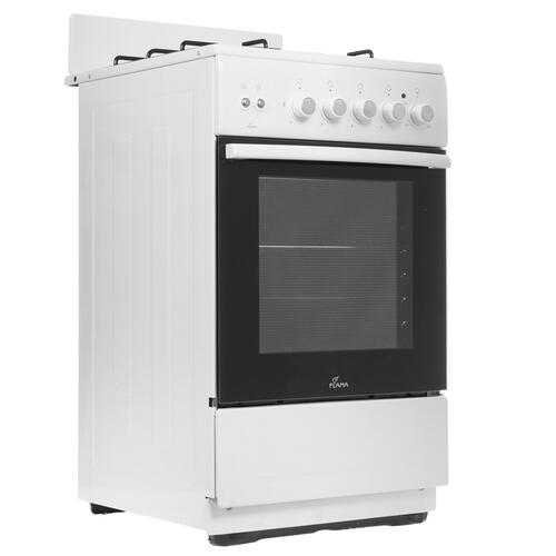 Купить Комбинированная плита Flama FK 1425 W белый  9973270. Характеристики, отзывы и цены в Донецке