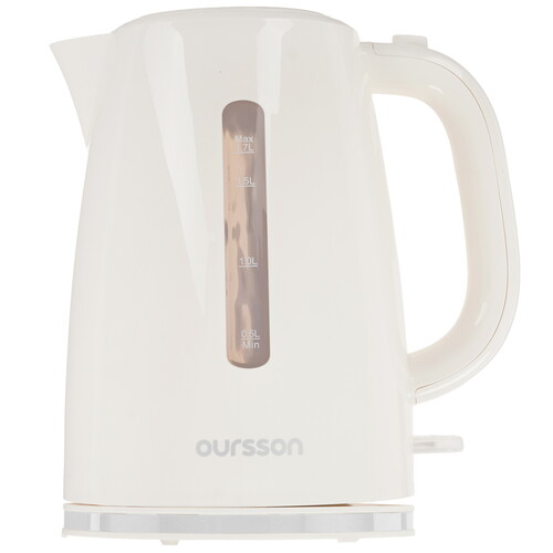 Купить Электрочайник Oursson KE1714P/IV бежевый  9081574. Характеристики, отзывы и цены в Донецке