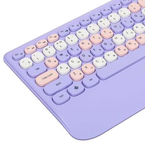 Купить Клавиатура+мышь беспроводная   DEXP SMK-679612AG фиолетовый  5410078. Характеристики, отзывы и цены в Донецке