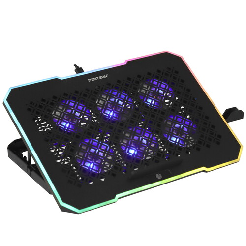 Купить Подставка для ноутбука PANTEON CP-176 RGB черный  5499851. Характеристики, отзывы и цены в Донецке