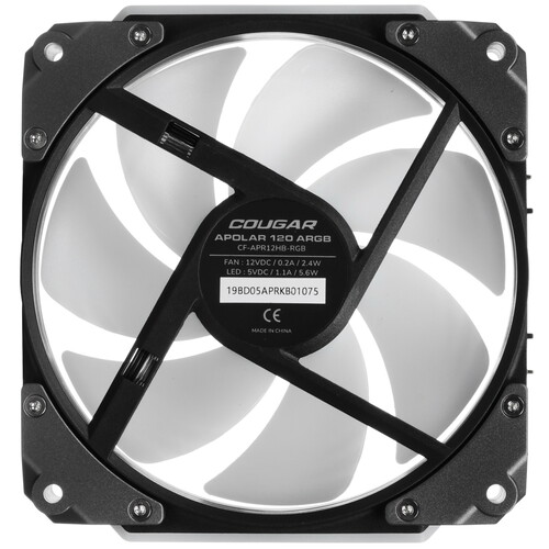 Купить Комплект вентиляторов Cougar APOLAR 120 ARGB  5454570. Характеристики, отзывы и цены в Донецке