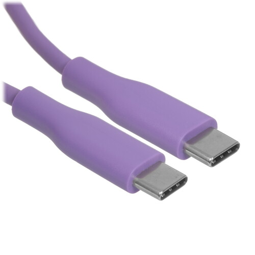 Купить Кабель круглый Verizo USB Type-C - USB Type-C фиолетовый 1 м  5497266. Характеристики, отзывы и цены в Донецке