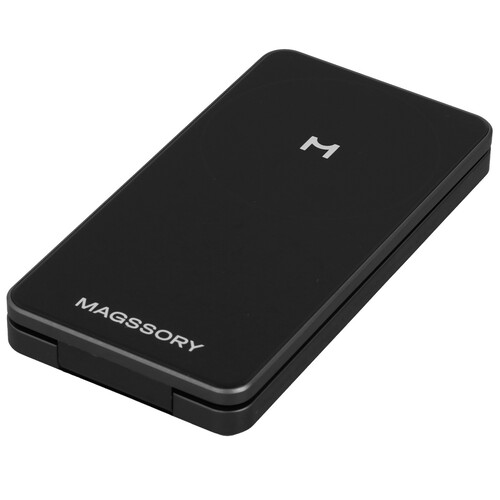 Купить Беспроводное зарядное устройство Magssory Flip черный  9176200. Характеристики, отзывы и цены в Донецке