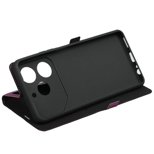 Купить Чехол-книжка  BoraSCO Book Case для Tecno POVA 6 Neo фиолетовый  5493037. Характеристики, отзывы и цены в Донецке