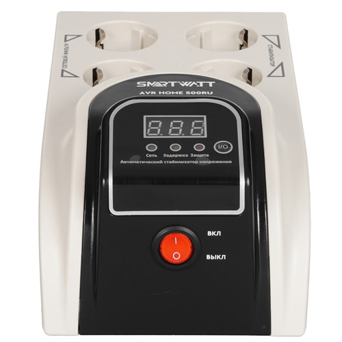 Купить Стабилизатор напряжения SMARTWATT AVR HOME 500RU  9098965. Характеристики, отзывы и цены в Донецке