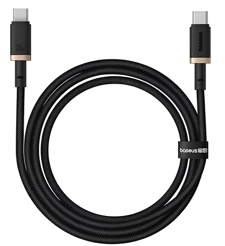 Купить Кабель круглый Baseus USB Type-C - USB 2.0 Type-A золотистый 1 м  5627458. Характеристики, отзывы и цены в Донецке