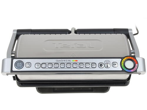Купить Гриль Tefal Optigrill+ XL GC722D34 серебристый  1104127. Характеристики, отзывы и цены в Донецке