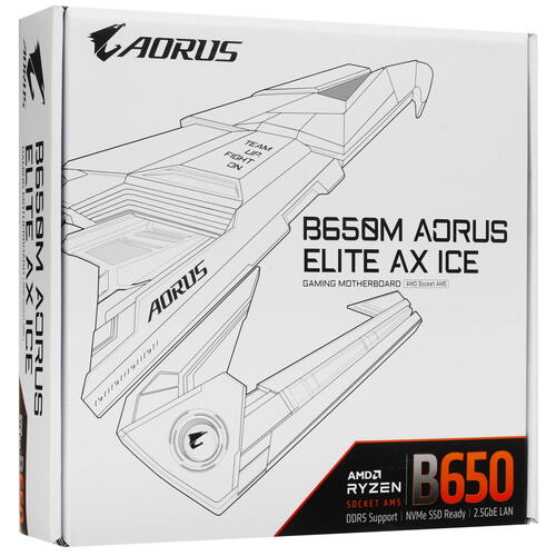 Купить Материнская плата GIGABYTE B650M AORUS ELITE AX ICE  5435929. Характеристики, отзывы и цены в Донецке