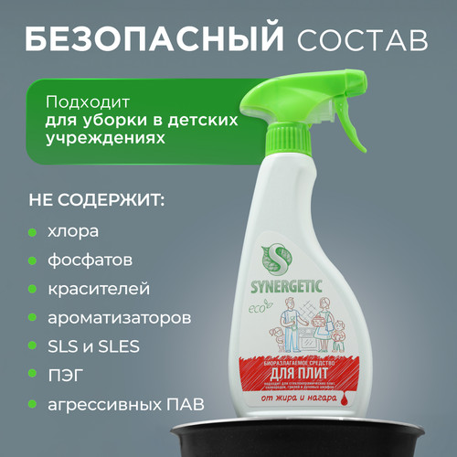 Купить Чистящее средство Synergetic 106052  4860329. Характеристики, отзывы и цены в Донецке