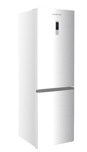 Купить Холодильник с морозильником   Harper RH5559B белый  9197175. Характеристики, отзывы и цены в Донецке