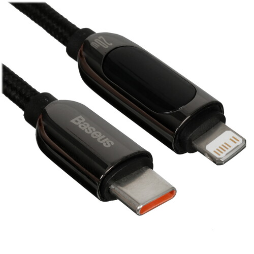 Купить Кабель круглый Baseus Lightning 8-pin - USB Type-C черный 1 м  5627740. Характеристики, отзывы и цены в Донецке