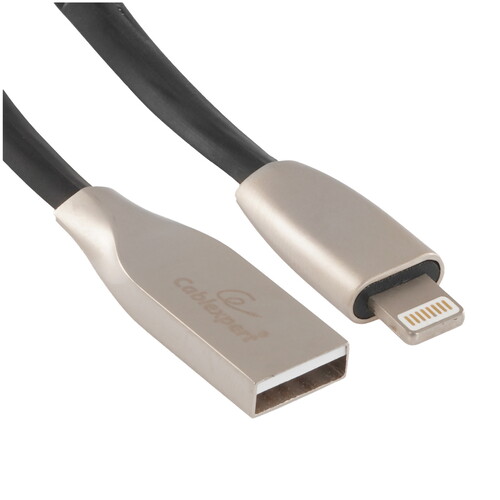 Купить Кабель плоский Cablexpert Lightning 8-pin - USB 2.0 Type-A черный 3 м  5314592. Характеристики, отзывы и цены в Донецке