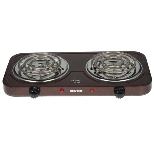Купить Плита компактная электрическая Centek CT-1509 коричневый  8156555. Характеристики, отзывы и цены в Донецке