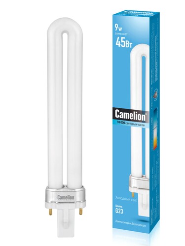 Купить Лампа люминесцентная Camelion G23/U/9w/842  5644331. Характеристики, отзывы и цены в Донецке