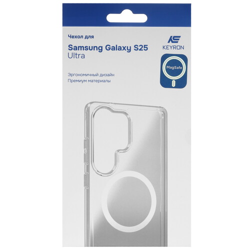 Купить Накладка  KEYRON Magnet Origin для Samsung Galaxy S25 Ultra прозрачный  9259964. Характеристики, отзывы и цены в Донецке