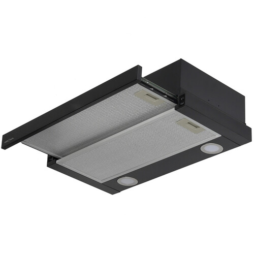 Купить Вытяжка телескопическая KRONA KAMILLA T 600 2 motors черный/серый  9063332. Характеристики, отзывы и цены в Донецке